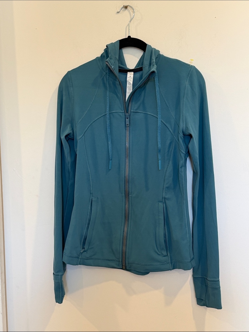 lululemon athletica aqua zip define hoodie with black trim - Picture 4 of 13